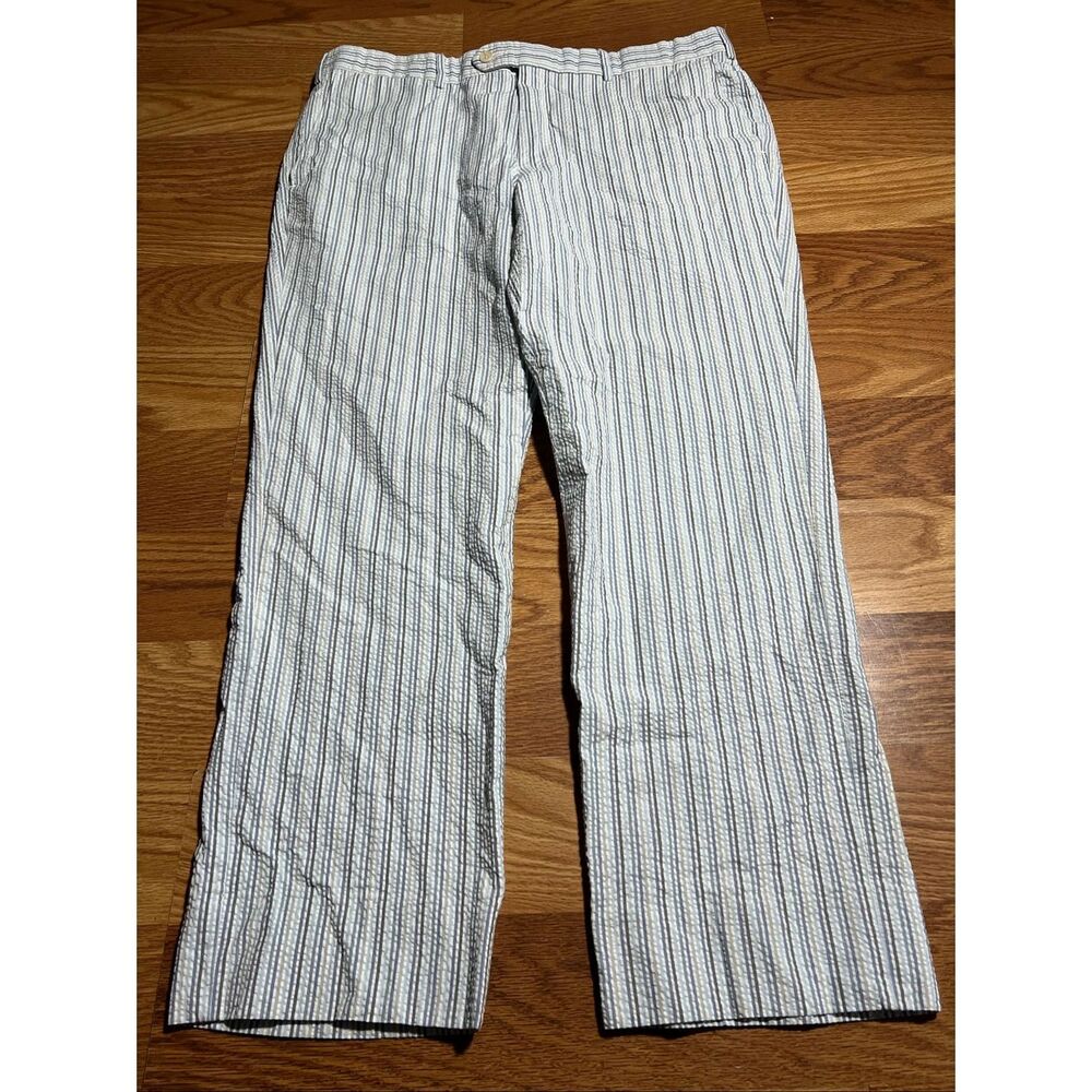 Maus & Hoffman Men’s Seersucker Striped Pants 36r